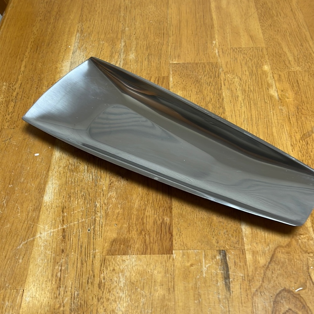 MCM stainless serving Tray